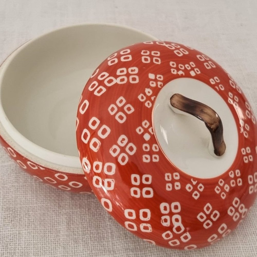 Vintage Signed Japanese Porcelain Trinket Box - Picture 4 of 8